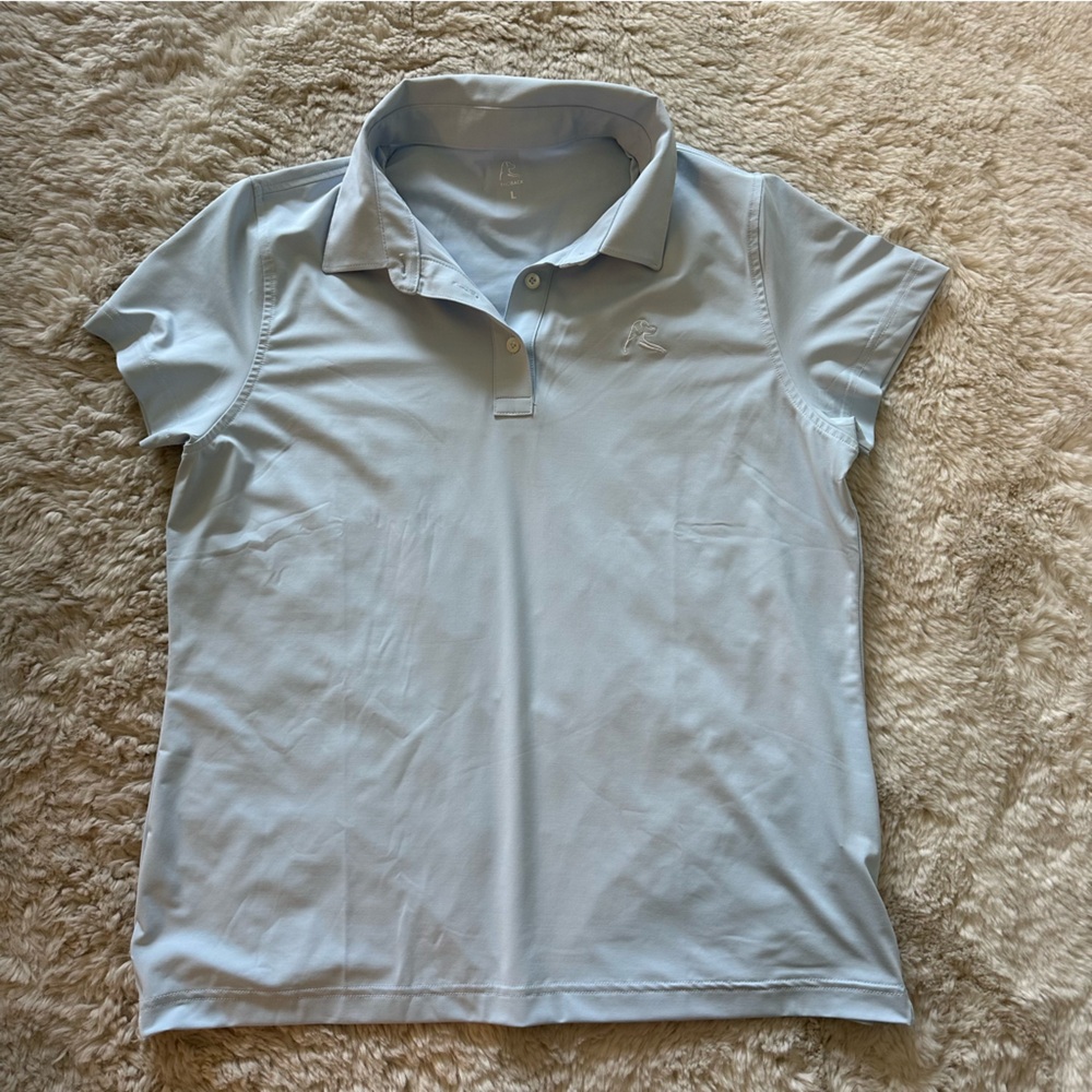 Rhoback Women's Light Blue Polo Shirt